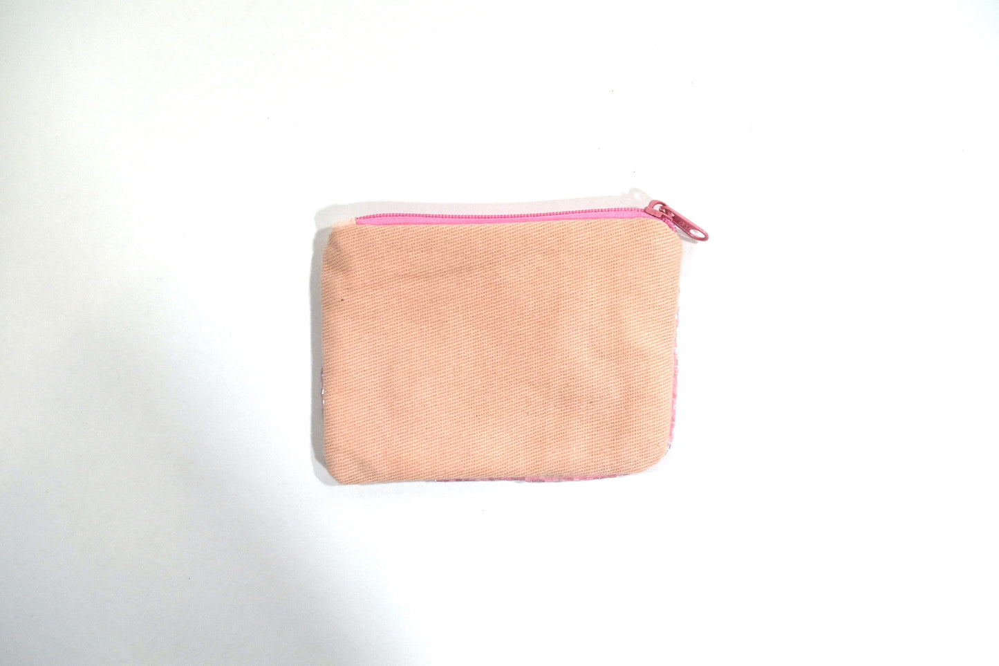 Cowboy Boots Beaded Coin Pouch Pink