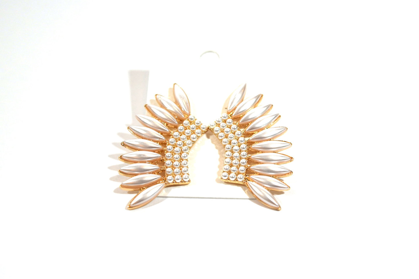 Wing Earrings Pearl