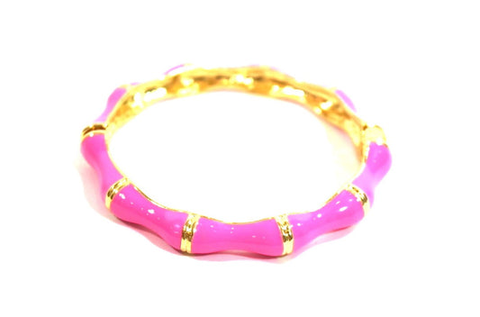 Bamboo Bracelet - Fuchsia