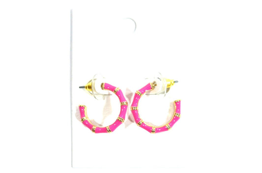 Bamboo Hoop Fuchsia